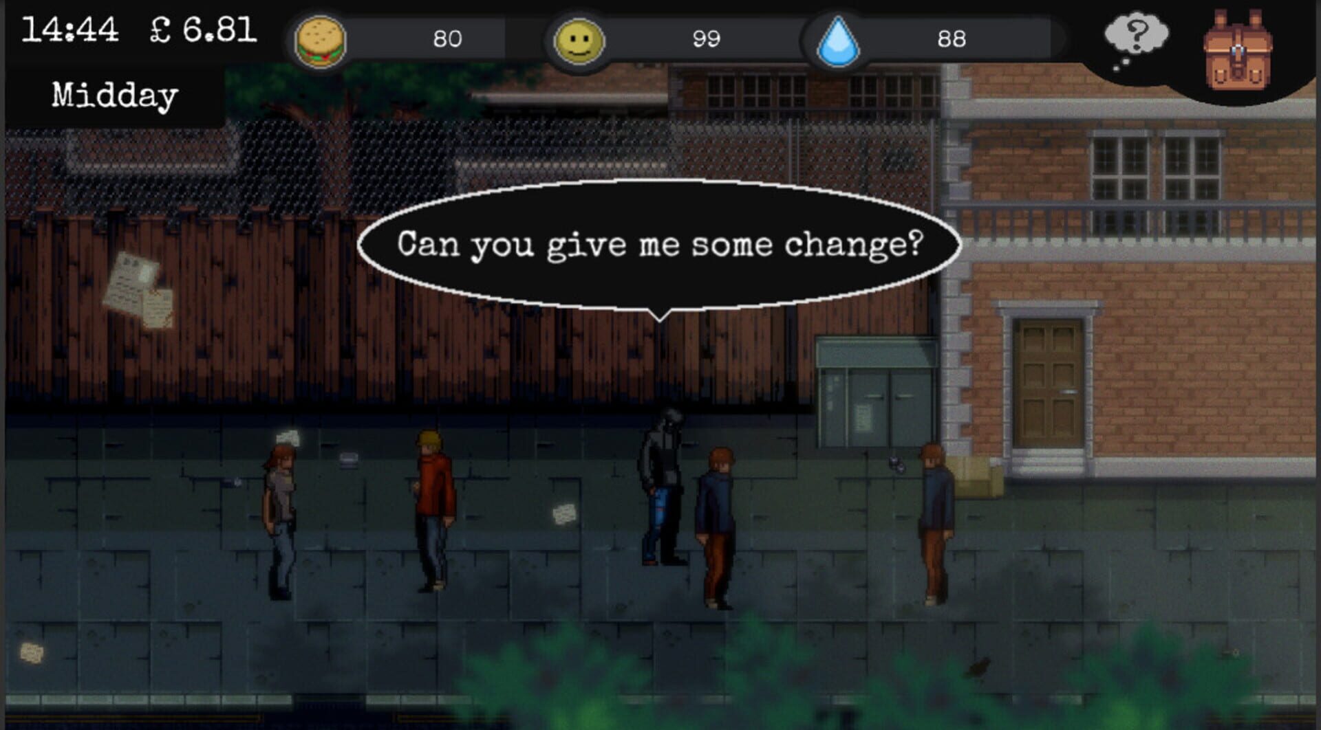 Change: A Homeless Survival Experience screenshot