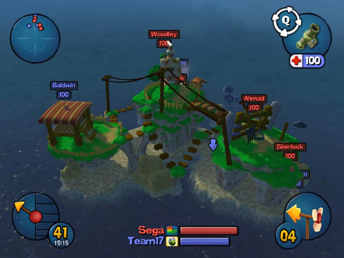 Worms 3D screenshot