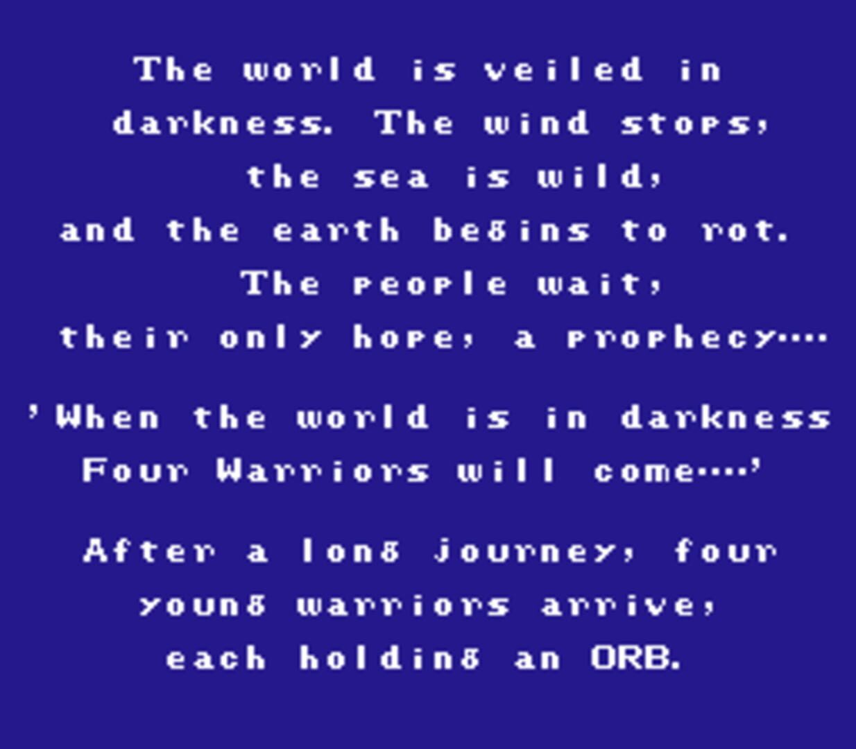 Final Fantasy screenshot