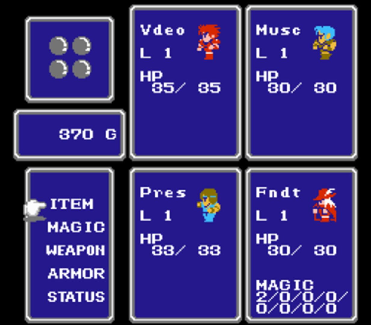 Final Fantasy screenshot