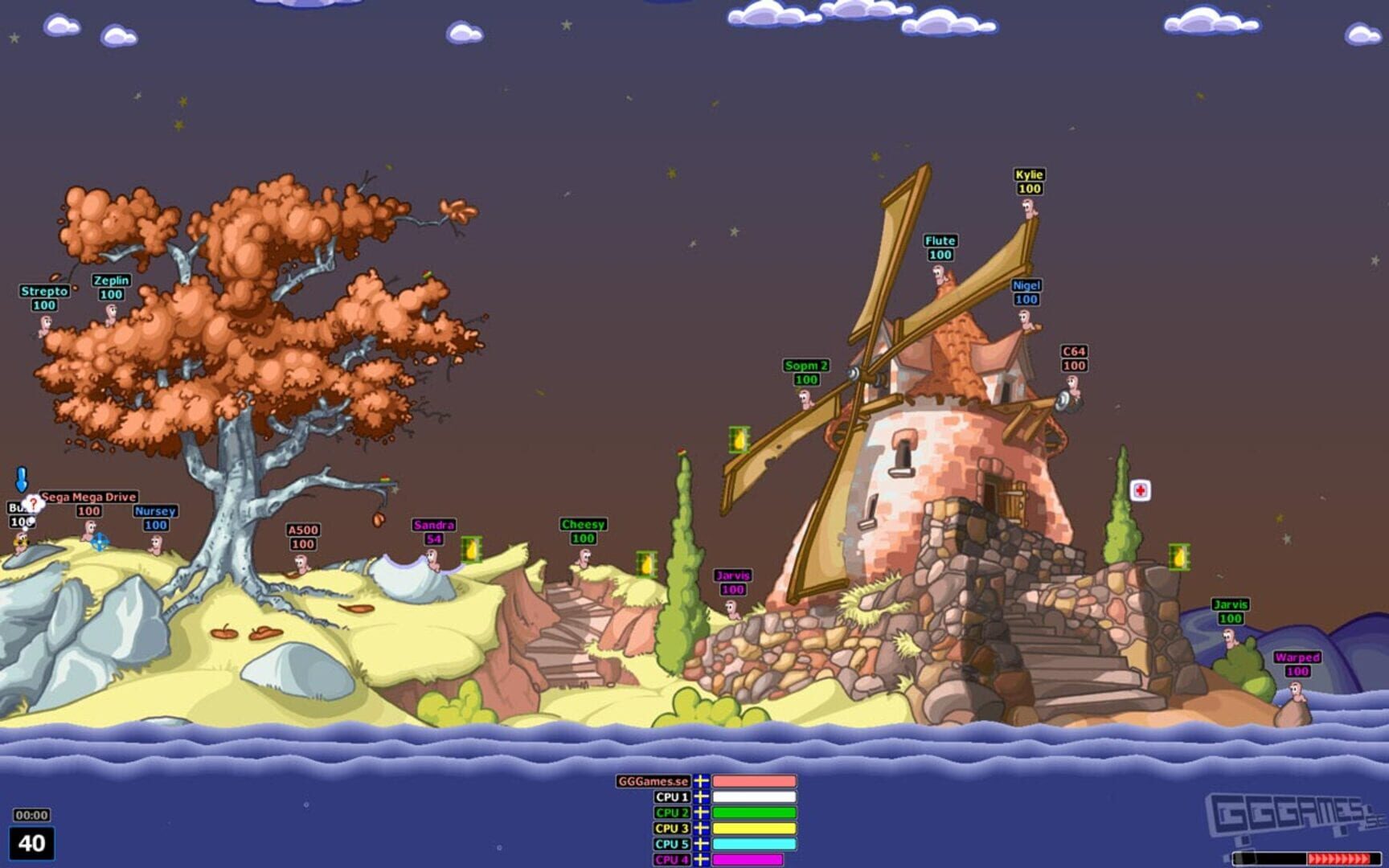 Worms 2 screenshot