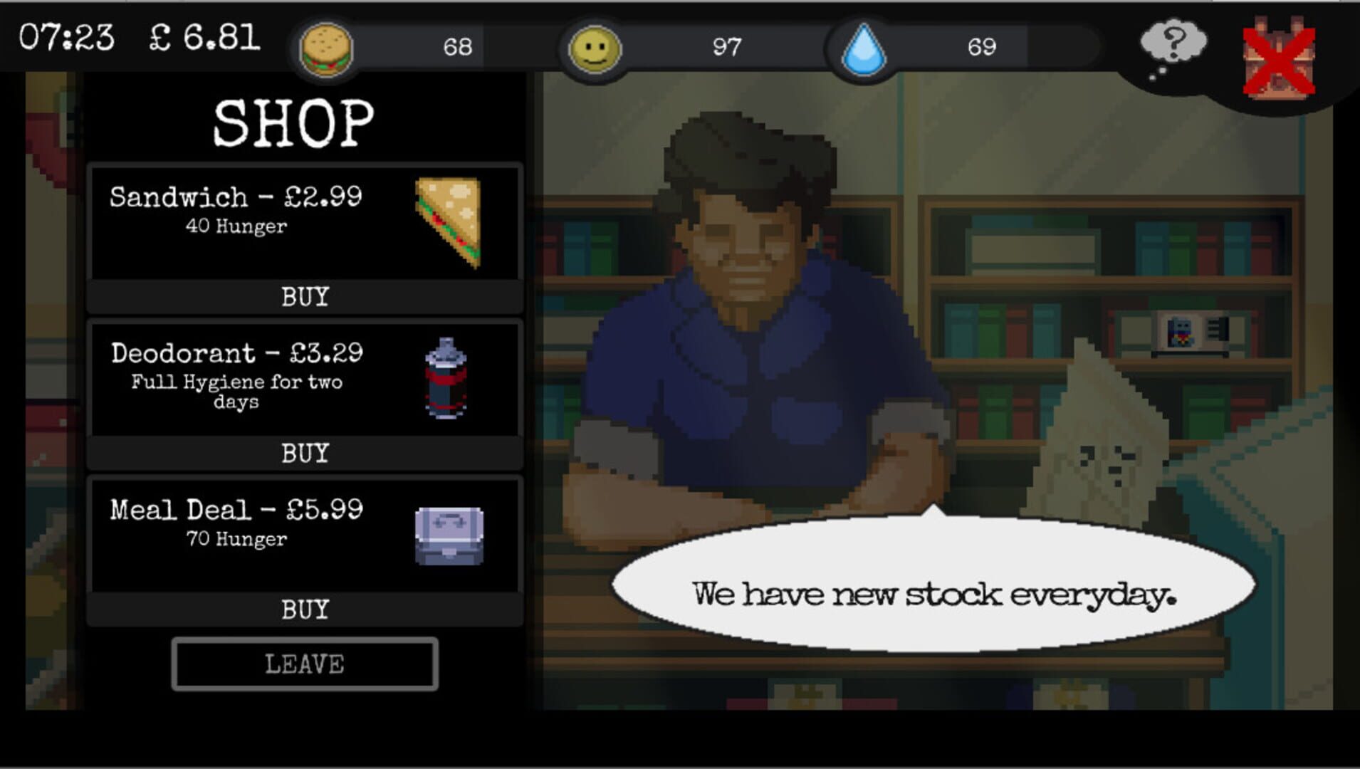 Change: A Homeless Survival Experience screenshot